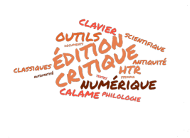 Digital philology symposium "Du calame au clavier"